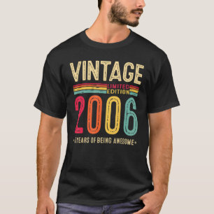 16 jaar oude Vintage 2006 T - shirts 16e verjaarda