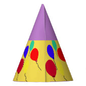 16 jaar Pet Paarse Cupcake Bewerken elke leeftijd Feesthoedjes (Achterkant)