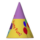 16 jaar Pet Paarse Cupcake Bewerken elke leeftijd Feesthoedjes (Rechts)