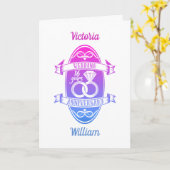 16 jaar zestiende trouwdag kaart (Gele Bloem)