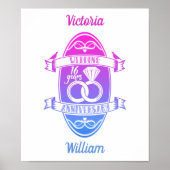 16 jaar zestiende trouwdag poster (Voorkant)