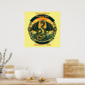 16 jan - Waardeer een Drakendag Poster (Keuken)