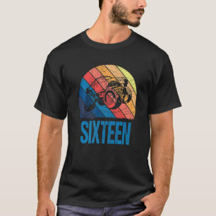 16-jarige 16e verjaardag monster Truck Boys Girls T-shirt