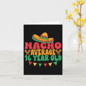 16-jarige Cinco de Mayo 16e geboorte Kaart (Gele Bloem)