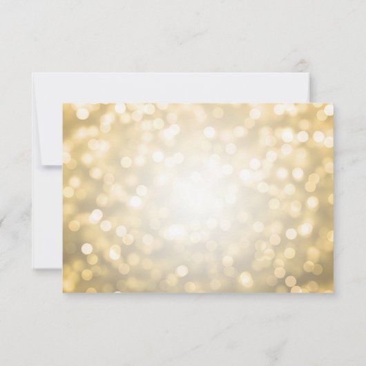 16-jarige RSVP Gold Glitter Lights (Achterkant)