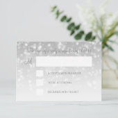 16-jarige RSVP Silver Bokeh Sparkle Lights (Staand voorkant)