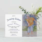 16-JARIGE TENNISSPELER UITNODIGING (Staand voorkant)