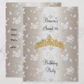 16-jarige uitnodiging 2 (Voorkant / Achterkant)