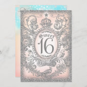 16 keer op een bepaald tijdstip prinses Silver Kaart (Voorkant / Achterkant)