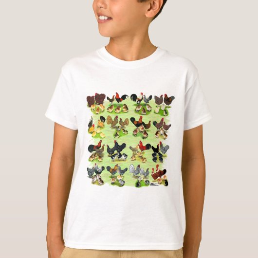 16 Kipfamilies T-shirt (Voorkant)