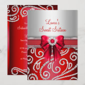 16 koninklijke boodschappen met rode romp en ruitd kaart (Voorkant / Achterkant)