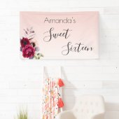 16 lichtroze roze roze roze roodbruin spandoek (Insitu)