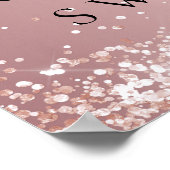 16 lichtroze roze roze roze roze glitter foto welk poster (Hoek)