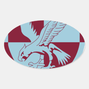 16 Luchtmachtbrigade Ovale Sticker