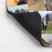 16 lukraak overlappende foto's Collage Sjabloon Muismat (Hoek)