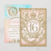 16 maal op een bepaald tijdstip prinses NO RSVP (Voorkant / Achterkant)