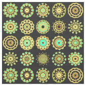 16 Mandalas Stof (Close Up)