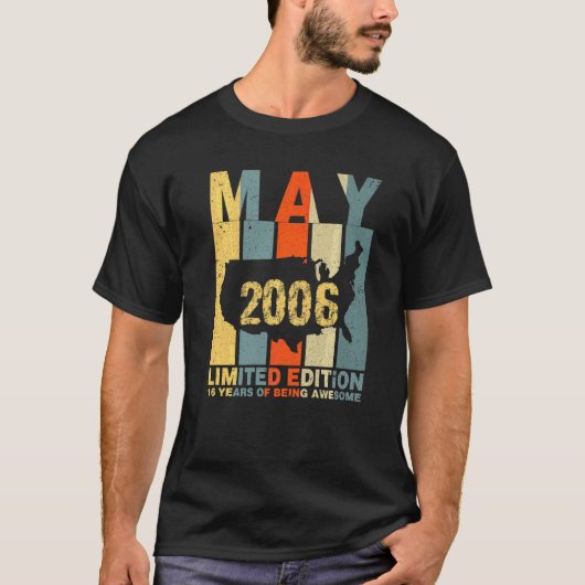 16 mei 2006 16 jaar Geweldige T-shirt (Voorkant)