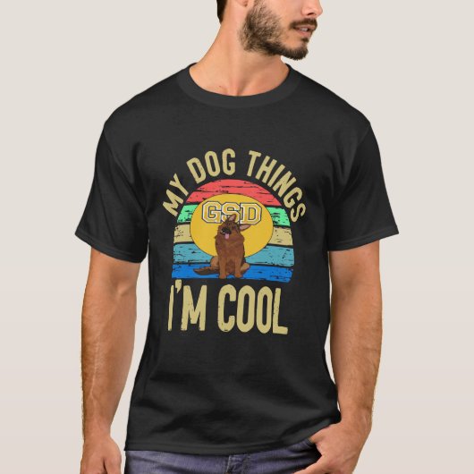 16 Mijn hond Dingen Ik ben cool T-shirt (Voorkant)
