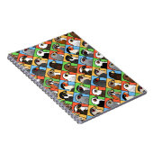 16 Noord-Amerikaanse Raptorprofielen (betegeld) Notitieboek (Rechterzijde)