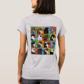 16 Noord-Amerikaanse Raptorprofielen T-shirt (Achterkant)