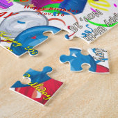 16 november, Birthday Jigzaag Puzzle Legpuzzel (Zijkant)
