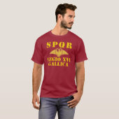 16 Octavian/Augustus' 16th Legion - Roman Eagle T-shirt (Voorkant volledig)