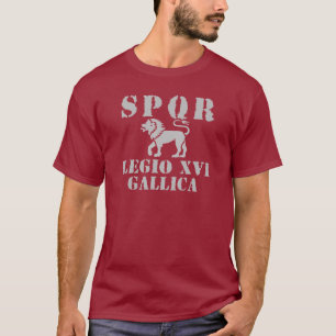 16 Octavian/Augustus' 16th Legion - Roman Lion T-shirt