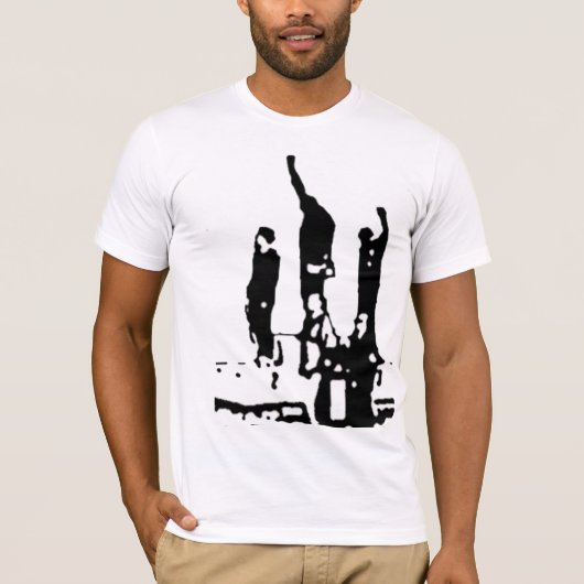 16 oktober 1968 Mexico City, Olympische zomer T-shirt (Voorkant)