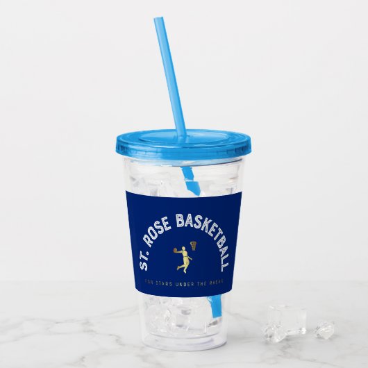 16 oz Cup met deksel Acryl Drinkbeker (Voorkant ijs)