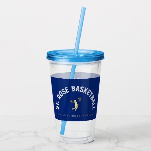 16 oz Cup met deksel Acryl Drinkbeker (Achterkant)