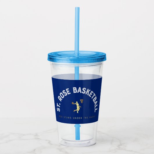 16 oz Cup met deksel Acryl Drinkbeker (Voorkant)