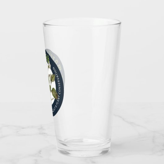 16 oz glas met Morris Lab logo (Links)