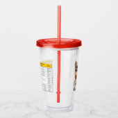 16 Oz JJ Flying Autoinflammatory Awareness Tumbler Acryl Drinkbeker (Rechts)