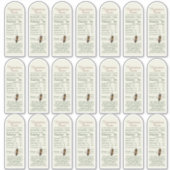 16 oz Muth Honey Jar en bij Nutrition Facts Label (Voorkant)