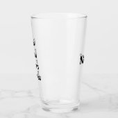 16 oz (ounce) pint bierglas – "B-E-E-R" Glas (Links)
