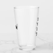 16 oz (ounce) pint bierglas – "B-E-E-R" Glas (Rechts)