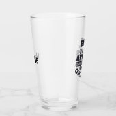 16 oz (ounce) pint bierglas - "Beer Answer" Glas (Rechts)