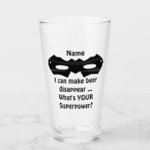 16 oz (ounce) pint bierglas - "Beer Disease" Glas (Voorkant)