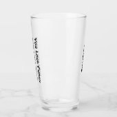 16 oz (ounce) pint bierglas - "Je ziet er grappig  Glas (Links)