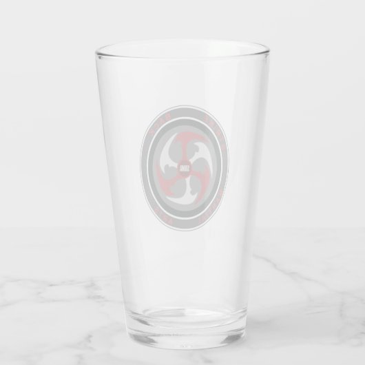 16 oz Pint Glass Glas (Achterkant)