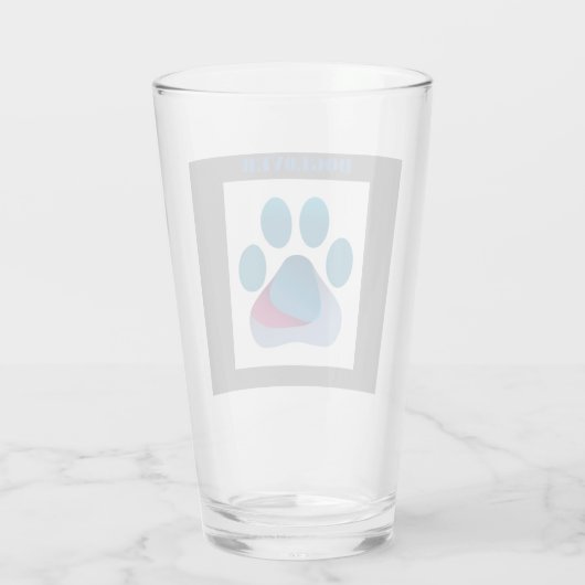 16 oz. Pint Glass Glas (Achterkant)