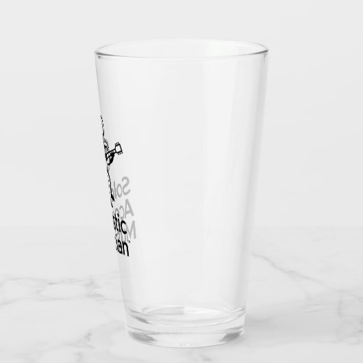 16 oz. Pint Glass SAM Logo Glas