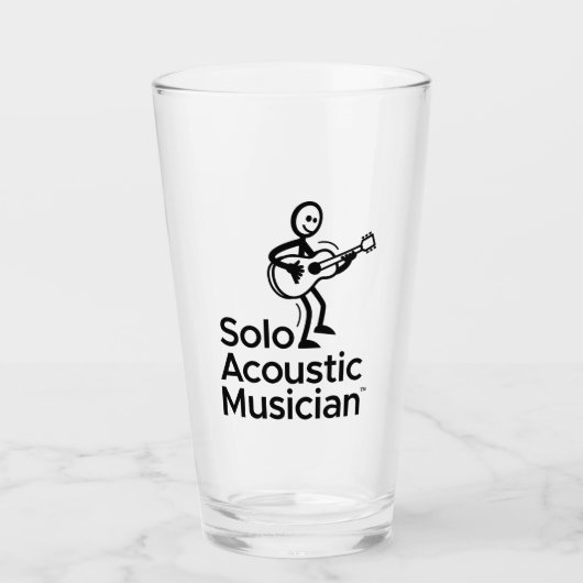 16 oz. Pint Glass SAM Logo Glas (Voorkant)