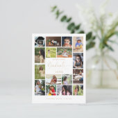 16 Photos Collage Timeline Life Graduation (Staand voorkant)