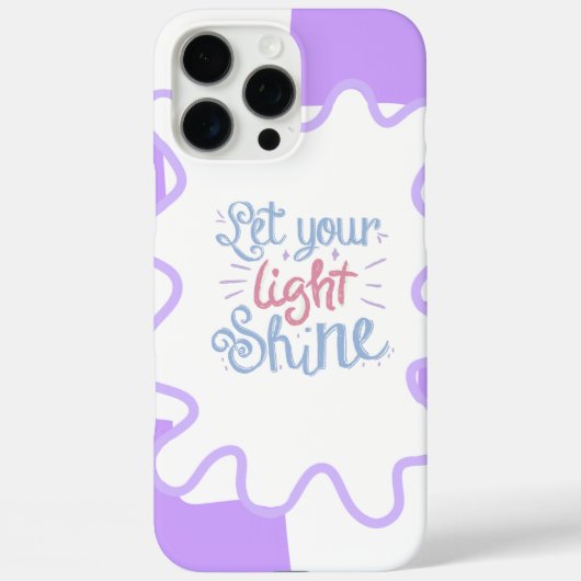 16 pro max phone case with motivational quote (Achterkant)