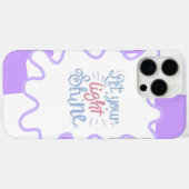 16 pro max phone case with motivational quote (Achterkant (horizontaal))