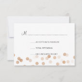 16 RSVP Faux Copper Foil Glitter Lights (Voorkant)