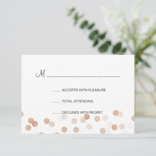 16 RSVP Faux Copper Foil Glitter Lights (Staand voorkant)