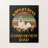 16 's Werelds beste Duitse herder papa Legpuzzel (Verticaal)